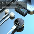 thumbnail image 2 of One-Trigger-Two 2.4G Wireless Microphone Magnetic Attachment Clip On Mic for Smartphone Noise Cancelling Real Time Monitoring Built-in Battery with Charging Case Replacement for iPhone 14/13/12/11, 2 of 8