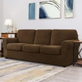 thumbnail image 2 of CHUN YI Stretch Checks Spandex Sofa Cover Separate Backrests Cushions Cover Slipcover, 2 of 5