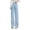 Light Blue, variant on Tittly Jeans for Women High Waisted Jeans Double Button Slit Jeans Feminine High Waist Straight Pants Loose Thin Narrow Wide Leg Trousers Baggy Pants Baggy Jeans Blue L