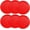 Red, variant on Jointown 3 1/4 Inches Air Hockey Pucks 6 Pack Full Size Heavy Replacement Pucks for Game Tables Equipment Accessories