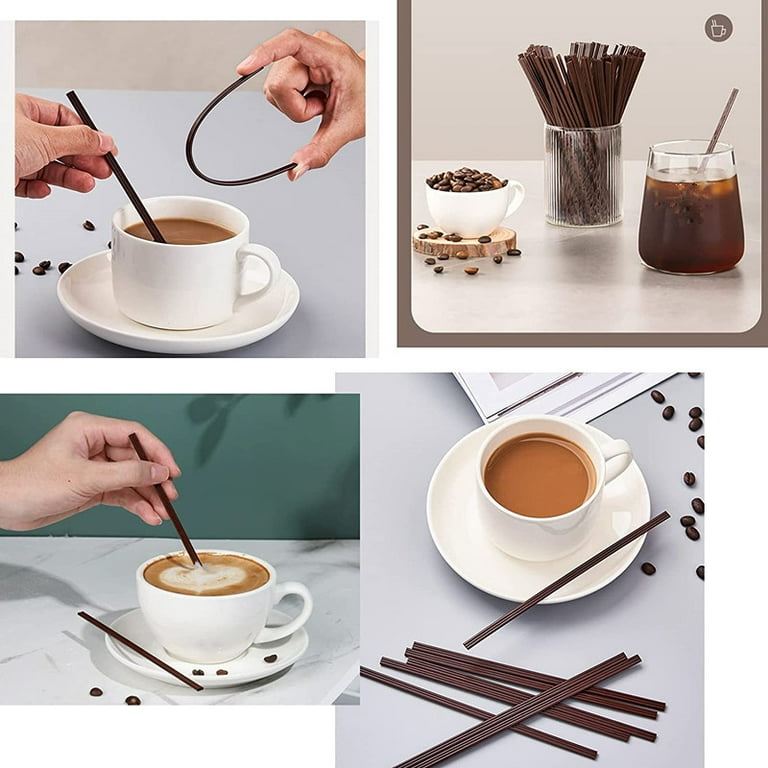 Wooden Coffee Stir Sticks Disposable, Suitable for Tea Drinks and Bartending, 7 Inches (200 Sticks)