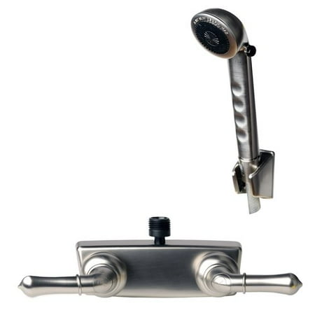 shower rv faucet valve replacement diverter hand held matching handle motorhome tub metallic non shoppe builders brushed nickel trim double