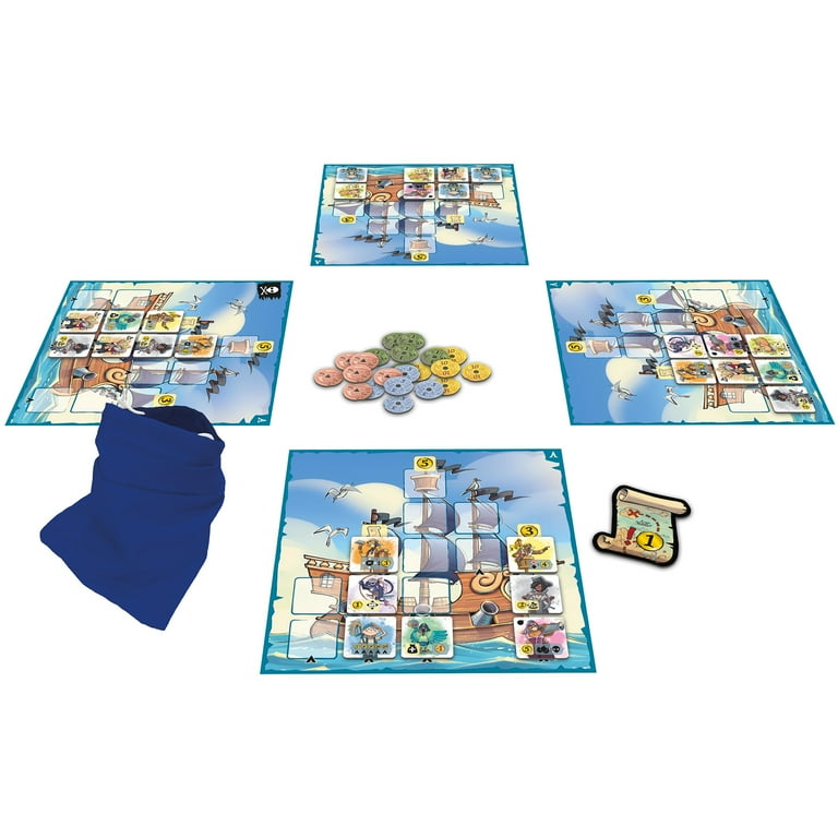 PlayPunk: Captain Flip - Board Game, Play As a Pirate Captain, Recruit Crew, Collect Coins, Family-Friendly Pirate Theme, Ages 8+, 2-5 Players, 20 Min PlayPunk: Captain Flip - Board Game, Play As a Pirate Captain, Recruit Crew, Collect Coins, Family-Friendly Pirate Theme, Ages 8+, 2-5 Players, 20 Min
