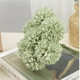 thumbnail image 4 of Artificial Flowers, 25pcs Realistic Artificial Rose for DIY Wedding Bouquets Centerpieces Arrangements, Sage Green Dahlia Flowers with Stem for Bridal Shower Party Home Decorations, 4 of 5