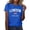 Blue, variant on Women's 2026 Summer T Shirts Loose Fit Graphic Print Short Sleeve Comfy Round Neck Cute Trendy Casual Tops Black M