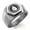 Silver, variant on Stainless Steel Nature Element Rune Engraved Hexagon Crest Flat Top Biker Style Polished Ring