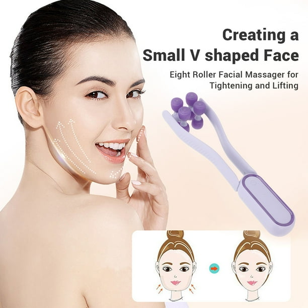 Facial Massage Roller Masajeador Roller Facial Deluxe Face Roller