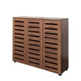 thumbnail image 6 of Xukmct Wooden Shoe Rack with 5 Inner Shelves, 2 Doors Shoe Storage Cabinet for Entryway, Hallway, Bedroom, Living Room, 6 of 10