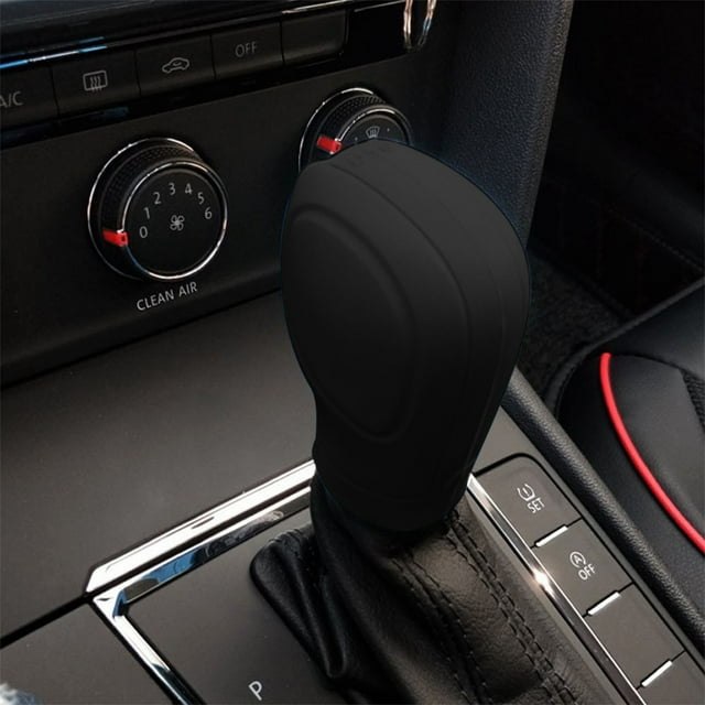 Dvkptbk Car Gear Shifter Knob Cover, Elastic Car Automatic Shifter Protector Cover, Universal Antl-Slip Auto Knob Gear Stick Protector Vehicle Accessories Gear Shifter Knob Car Accessories