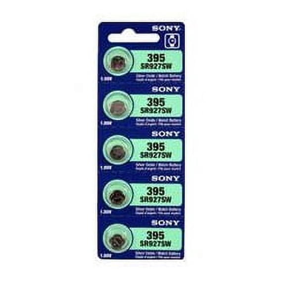 Sony Murata 395/399 - SR927 Silver Oxide Button Battery 1.55V - 25 Pack   FREE SHIPPING!