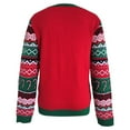 thumbnail image 4 of Christmas Sweaters for Women 2025 Long Sleeve Crewneck Loose Knitted Pullover Sweater Jumper Tops, 4 of 5