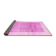 thumbnail image 2 of Ahgly Company Indoor Rectangle Solid Pink Modern Area Rugs, 4' x 6', 2 of 4