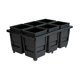 thumbnail image 3 of Macetas cuadradas para vivero, macetas decorativas para plantas, macetas para germinar semillas, para plantar hortalizas en interiores o en el balcón. 8 cm negro, 3 of 8