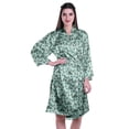 thumbnail image 1 of Moomaya Kimono Imprimé pour Femmes Robe de Mariée en Satin Soie Vêtements de Détente, 1 of 8