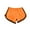 Orange, variant on Womens Dolphin Workout Shorts Trendy Color Block Casual Athletic Shorts Elastic Waist Yoga Running Shorts Comfy Summer Shorts Pink L