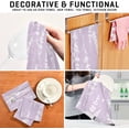 thumbnail image 7 of Coolnut Beautiful Lavender Kitchen Dish Towel Set of 4, Super Soft Absorbent Cleaning Cloth, Reusable Quick Drying Kitchen Towel for Home, Kitchen Washcloth Gift, 7 of 7