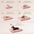 thumbnail image 2 of Jaula para perros EHEYCIGA Fluffy para perros extra grandes, color rosa, 2 of 8