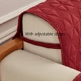 thumbnail image 3 of Dowbom Waterproof Couch Cover,1-Piece Quilted Sofa Cover for 3 Cushion Couch Furniture Protector Universal Non-slip Anti-Scratch thick Sofa Slipcover for Pets Cat Dog Kids-198x190cm(78"x74")-Burgundy, 3 of 8