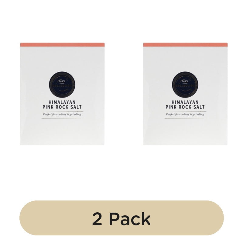 M&S Collection Himalayan Pink Rock Salt 350g, British Import (Pack of 2)