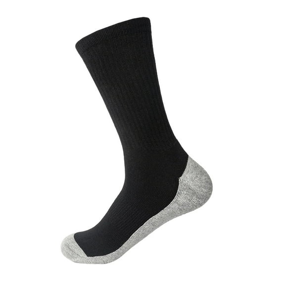 SERTG Men's Athletic Socks Summer Fall Thin Breathable Low Cut Solid Color Comfortable Fitted Casual Sports Socks Crew Socks(Black,Free Size)