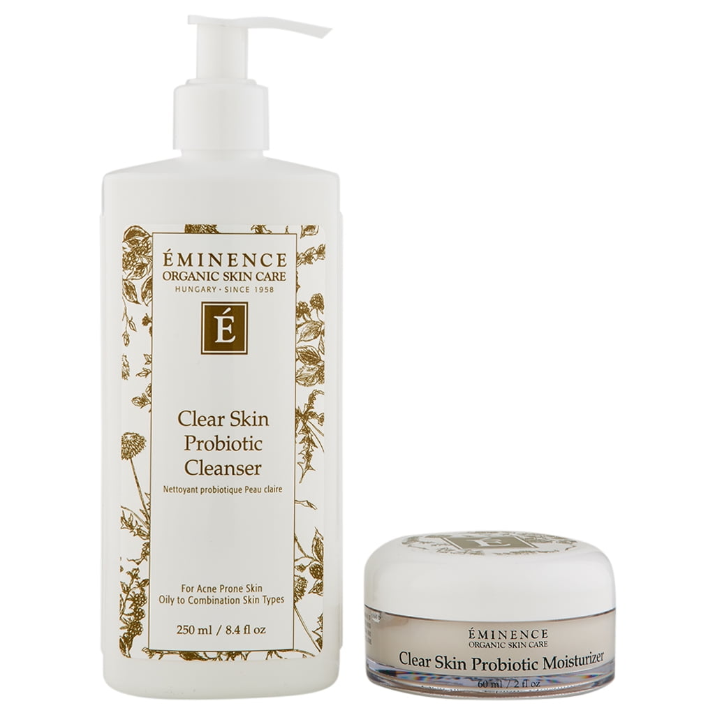 Eminence Clear Skin Probiotic Cleanser 8.4 oz & Clear Skin Probiotic