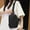 Black, variant on Nylon Chest Bag for Men and Women, Fitness Shoulder Messenger Bag, Casual Crossbody Pouch, Rainproof Gym Essential, Adjustable Strap, Stylish Lightweight Design