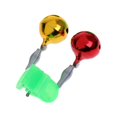 thumbnail image 4 of 10 Piezas Coloridas Campanas de Abrazadera de Caña r Clip de Campanas SOLEDAD Anillo de alarmas de picadura de pesca, 4 of 6
