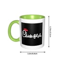thumbnail image 4 of Chick-fil-A Classic Coffee Mugs Stylish Ceramic Cup with Handles for Restaurant Coffee Shop Home 11oz, 4 of 5