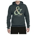 thumbnail image 2 of Trendy Tribal Be Still And Know That I Am God Inspirational/Christian Unisex Graphic Hoodie Sweatshirt, Charcoal, Small, 2 of 3