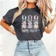 thumbnail image 3 of Camisetas de Manga Larga de las Mujeres Pascua Impreso Suelto Cuello Redondo Camiseta de Manga Corta, Camisetas de Manga Larga para las Mujeres de Uso Diario Casual, 3 of 5