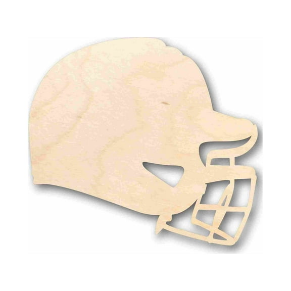 Unfinished Wood Baseball Helmet Silhouette - Craft- up to 46" DIY 20" / 1/2"