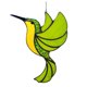 thumbnail image 1 of Colgantes de ventanas de vidrio, ventana de cocina de decoración interior al aire libre birdie, regalo, 1 of 4