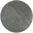 thumbnail image 6 of SAFAVIEH Laguna Neven Plush Solid Shag Area Rug, Dark Grey, 6'7" x 6'7" Round, 6 of 7