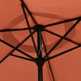 thumbnail image 3 of vidaXL Parasol Terracotta 200x224 cm Aluminium, 3 of 5