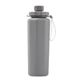thumbnail image 2 of Botella de agua plegable Zulema de silicona para deportes y viajes Gris, 2 of 8