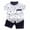 White, variant on Futezty Toddler Boys Clothes Baby Boy Outfits 6 12 18 24 Months 2T 3T 4T Toddler Boys Summer Clothes Short Sleeve Truck Embroidery T-Shirt + Striped Shorts 2Pcs Set