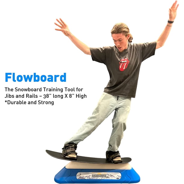 Flowboard Snowboard Training Tool for Jibs and Rails 38” X 8