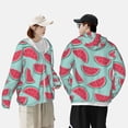 thumbnail image 4 of Lsque Watermelon Pattern UPF 50+ Lightweight Sun Protection Men's Women's Long Sleeve Shirt, Hoodie Performance -3X-Large, 4 of 7