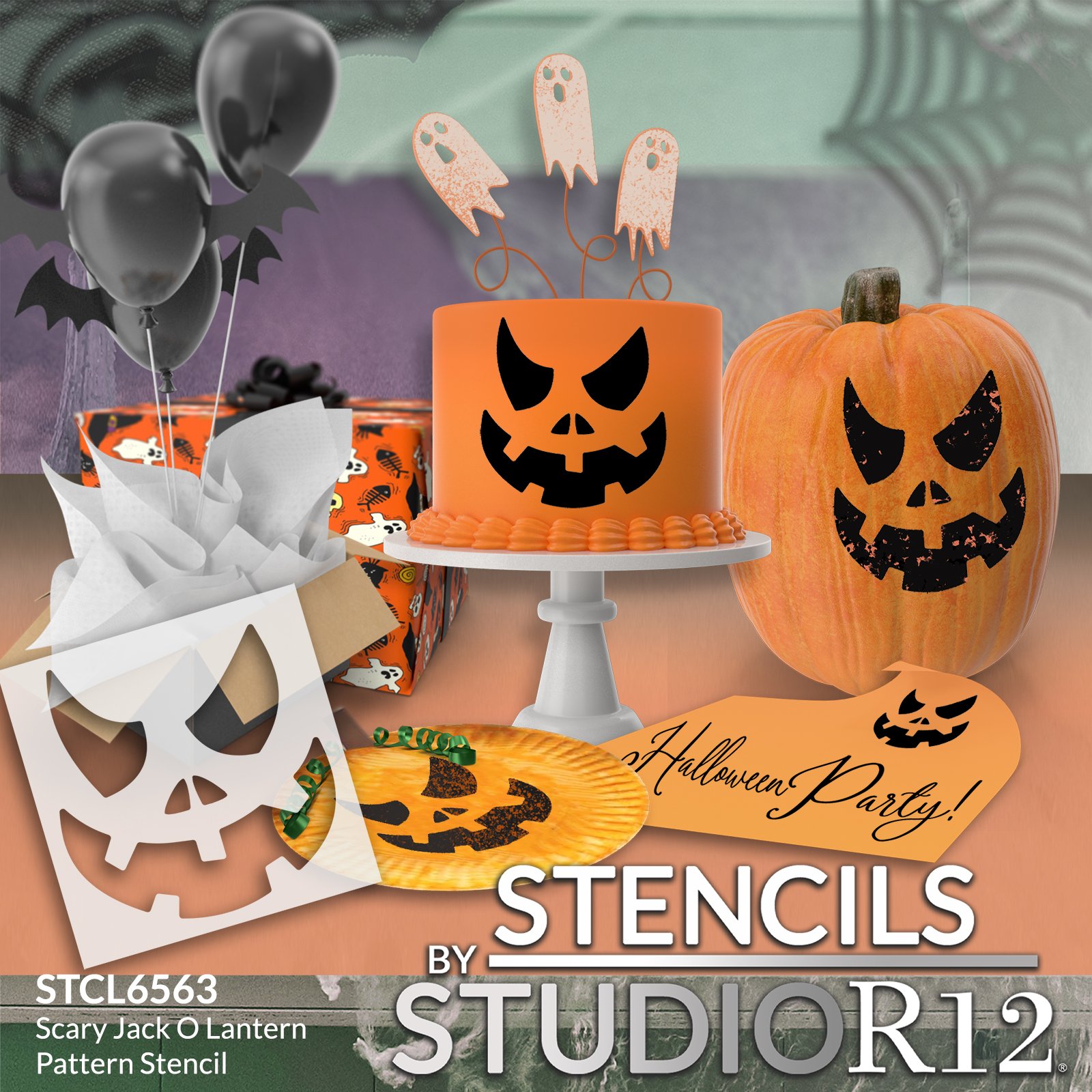 Scary Jack O Lantern Eyes Pattern