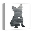 thumbnail image 2 of Creative Products Ink Silhouette Yorkie 12 x 12 Canvas Wall Art, 2 of 5