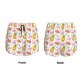 thumbnail image 5 of Lsque Flamingo And Pineapple Printed Women's Running Shorts with Liner Pockets,Elastic Quick Dry Workout Athletic Gym Yoga Shorts,Womens High Waist Shorts-Large, 5 of 9