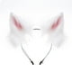 thumbnail image 5 of Disfraz de gato de anime Hugo Accesorios para orejas Diadema de felpa Blanco, 5 of 5