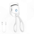 thumbnail image 1 of Rechargeable Heated Eyelash Curler for Long-lasting Natural Lash Style, White, 1 of 3