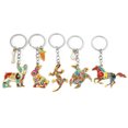 thumbnail image 5 of LLavero de caballo de Metal para mujer, conejo, lagarto, Tortuga, llavero, joyería de animales única, bolso para niñas y adolescentes, dijes de coche, 1Pc, 5 of 5