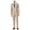 beige, variant on Tallia Mens Slim-Fit Two Button Formal Suit, Beige, 44 Regular / 37W x UnfinishedL
