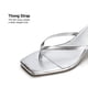 thumbnail image 4 of Sandalia DREAM PAIRS Tacones Kitten Plateados Tacón Bajo 5 cm, 4 of 8
