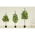 thumbnail image 5 of GnFlus 4ft Artificial Lemon Tree Fake Lemon Plant in Pot Large Fake Floor Plants Faux Trees Indoor kitchen Lemon Home Decor, 5 of 7