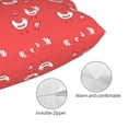 thumbnail image 3 of Balery Cartoon Rooster Funda de Cojín Estampada, Regalos para Mujeres, Regalos de Amor para Ella, Regalos para Novia o Esposa, Funda de Almohada-20"x30", 3 of 6