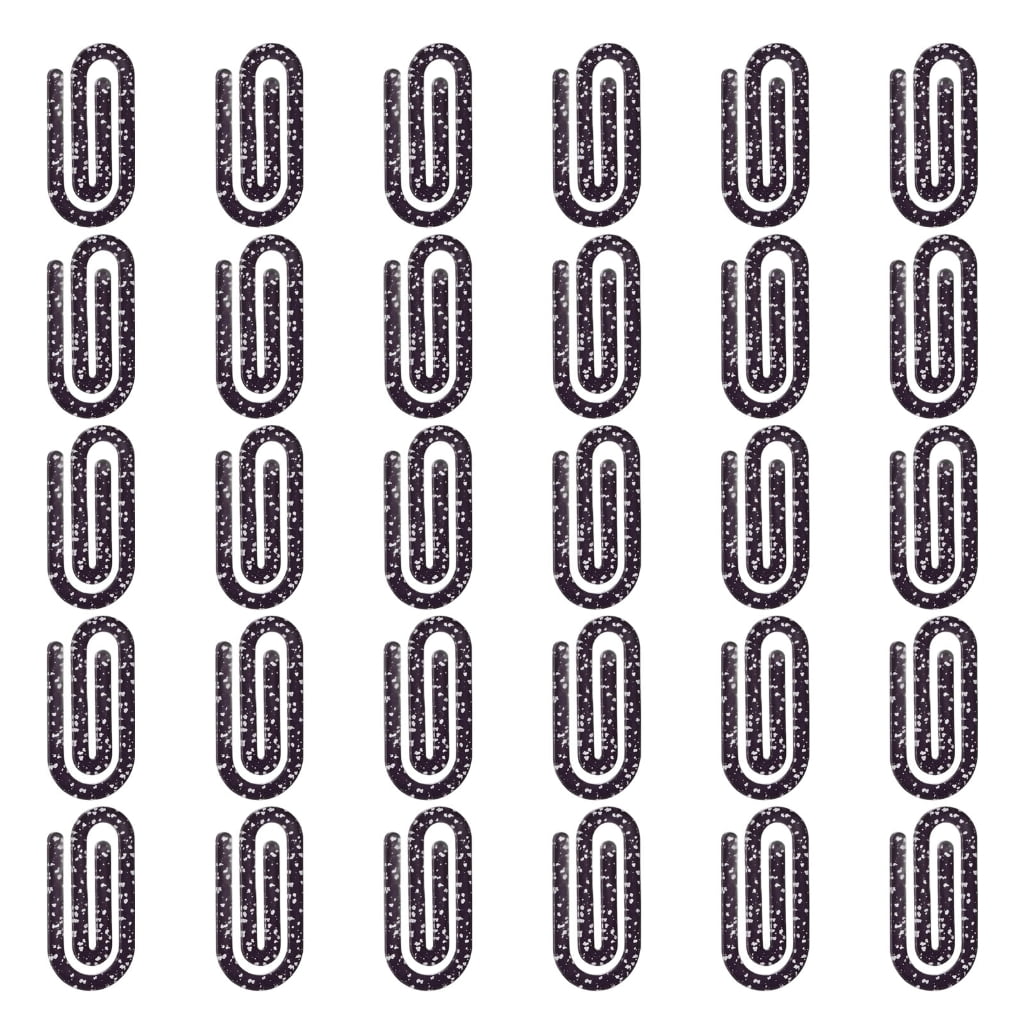 30Pcs Sublimation Paper Clips Heat Transfer Acrylic Clip Office Supplies