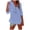 Light Blue, variant on YWIYIUD Women Cotton Linen Lightweight Hooded Shirt Drawstring Button Down Blouses for Women Dressy Casual Short Sleeve V Neck Cardigan Summer Clothes Oversize Casual Blouses